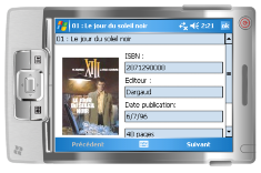 Paysage avec scroll