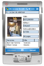 Portrait avec scroll